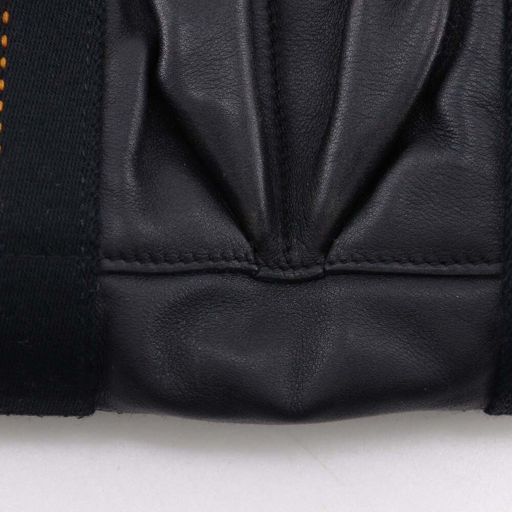 Hermes HERMES Caravan Horizontal PM Handbag Veau Derma Black Zipper Women's - Picture 12 of 16